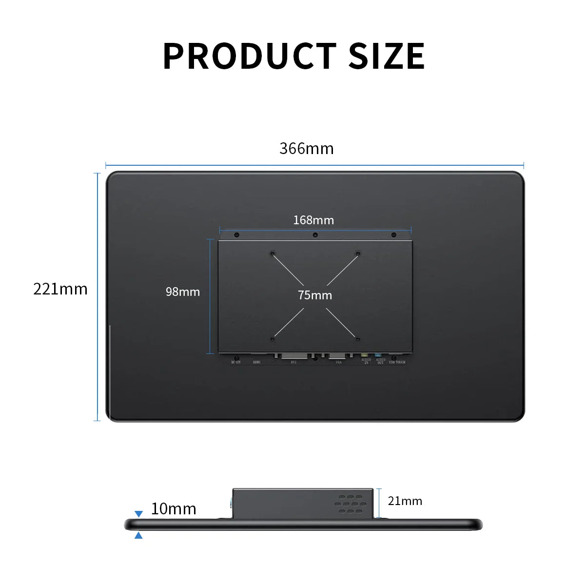 Unew Big Discount 15.6" Portable Gaming Monitor FHD HDR Lightweight Screen for Xbox Switch PS5 Steam - US/Mexico Stock Clearance