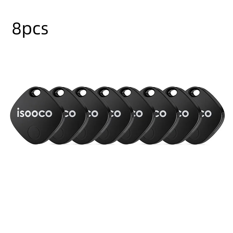 4/8Pcs isooco Smart Item Finder,GPS Locator,Bluetooth Pairing Anti-lost Tag, Used with Find My (iOS only),Keychain Car Tracker