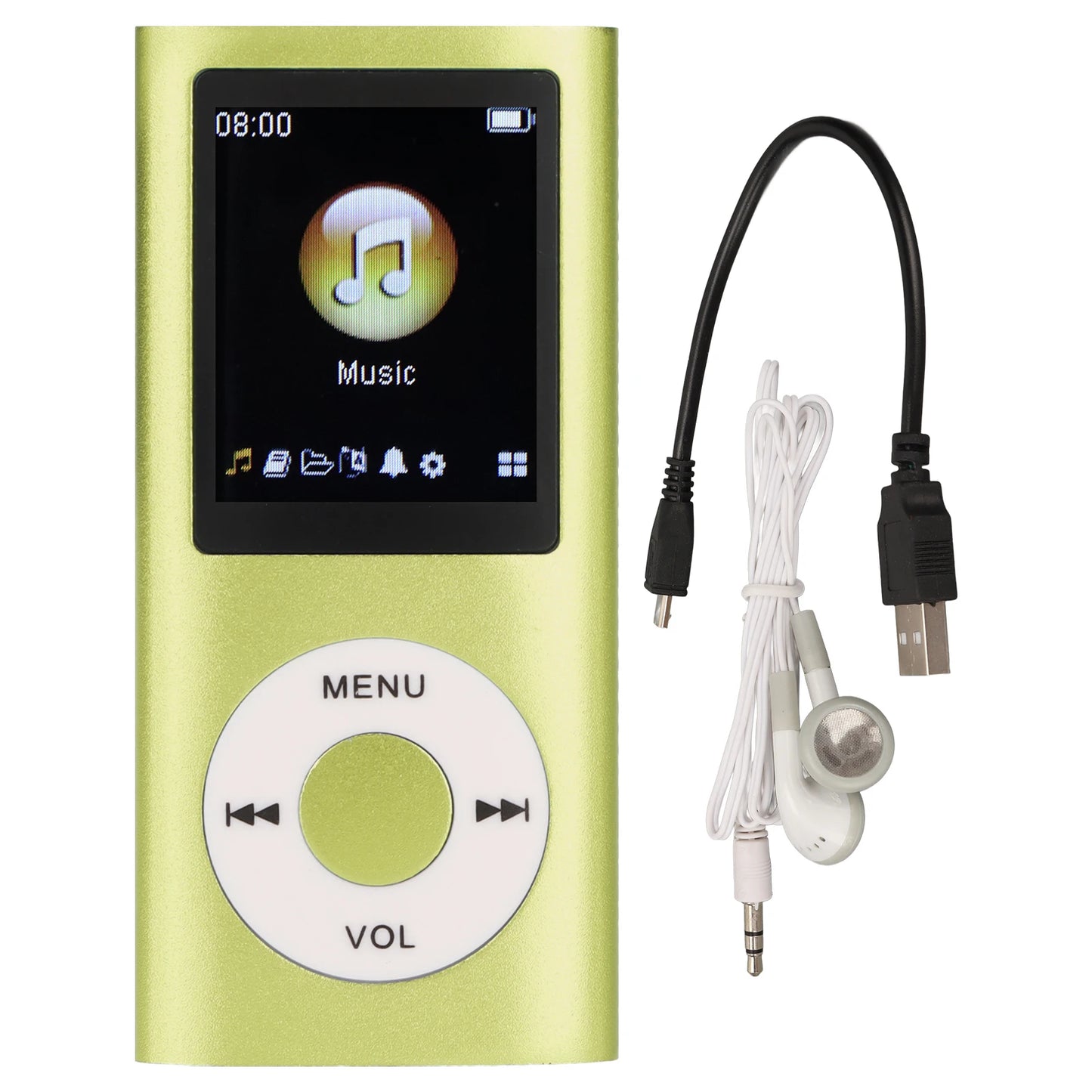 MP3 Player Stylish Multifunctional Lossless Sound Slim 1.8 Inch LCD Screen Portable MP3 Music Player MP3 Player Mini MP3 Player