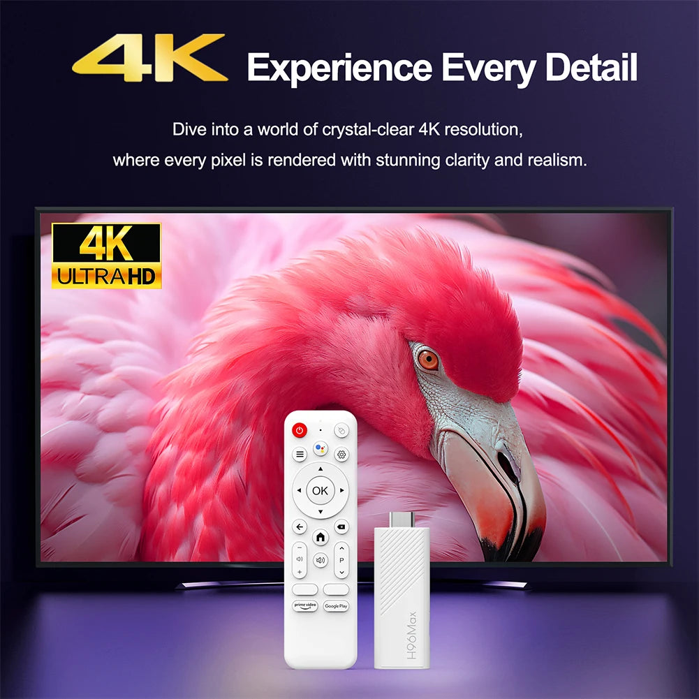 Android 14.0 TV Stick 4K Smart TV Box WIFI BT5.0 Mini TV Stick 2GB 8GB/2GB 16GB Android TV Stick Allwinner H313 Quad Core