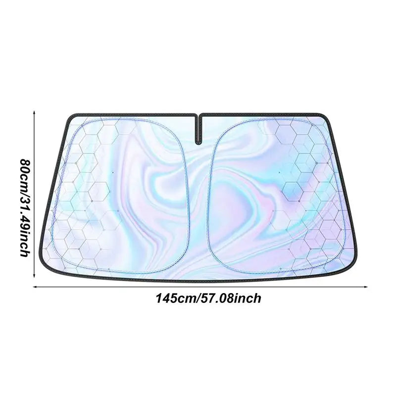 Front Windshield Sun Shade Front Window Sun Protection Cover Foldable Car Seat Full Shield Blocks Max UV Rays And Keeps Your