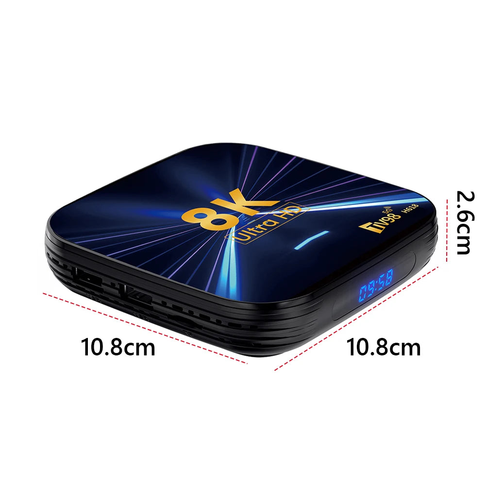Android 14 Smart TV Box 2.4G/5G Dual WiFi Media Player Set Top Box Android Box