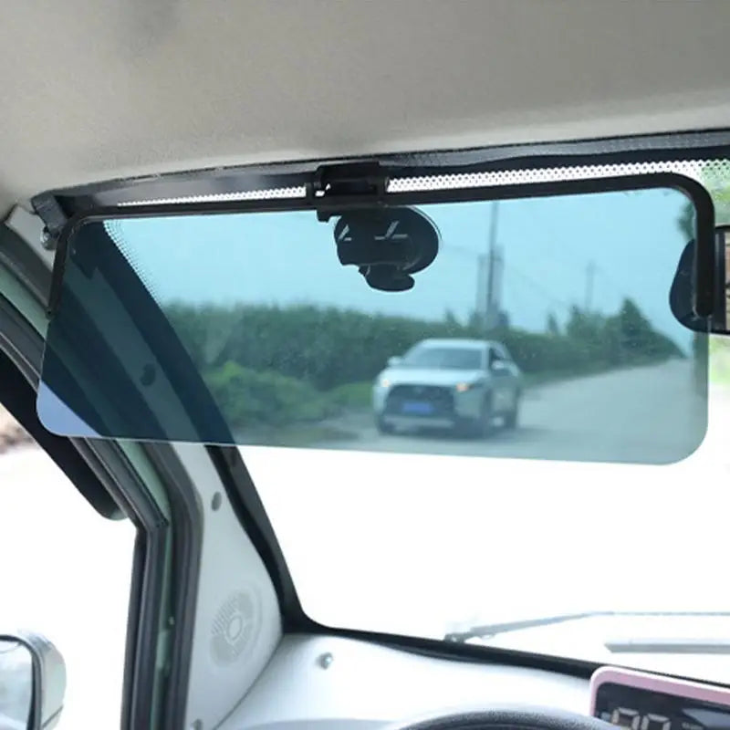 2 in 1 Car Sun Visor Anti Glare Anti-Dazzle Sun Shade UV Blocking Blocker Polarized Sunshade HD Vision Safety Driving At Night