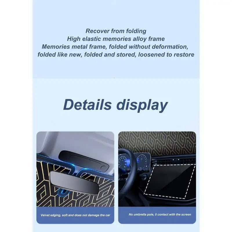 Front Windshield Sun Shade Front Window Sun Protection Cover Foldable Car Seat Full Shield Blocks Max UV Rays And Keeps Your