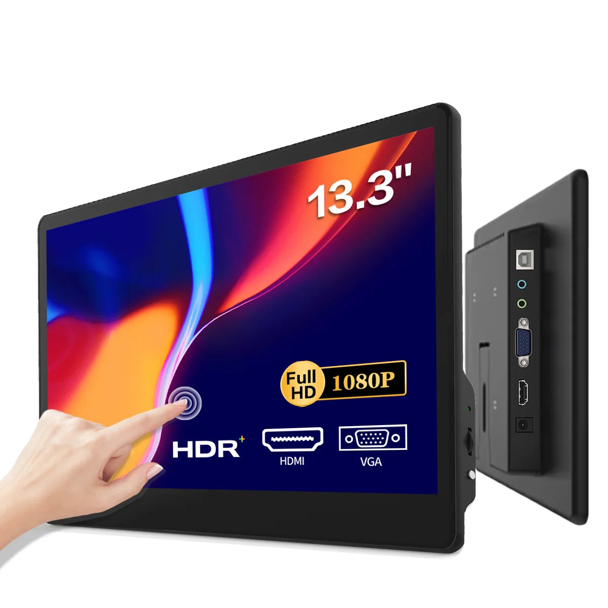 Unew Big Discount 15.6" Portable Gaming Monitor FHD HDR Lightweight Screen for Xbox Switch PS5 Steam - US/Mexico Stock Clearance