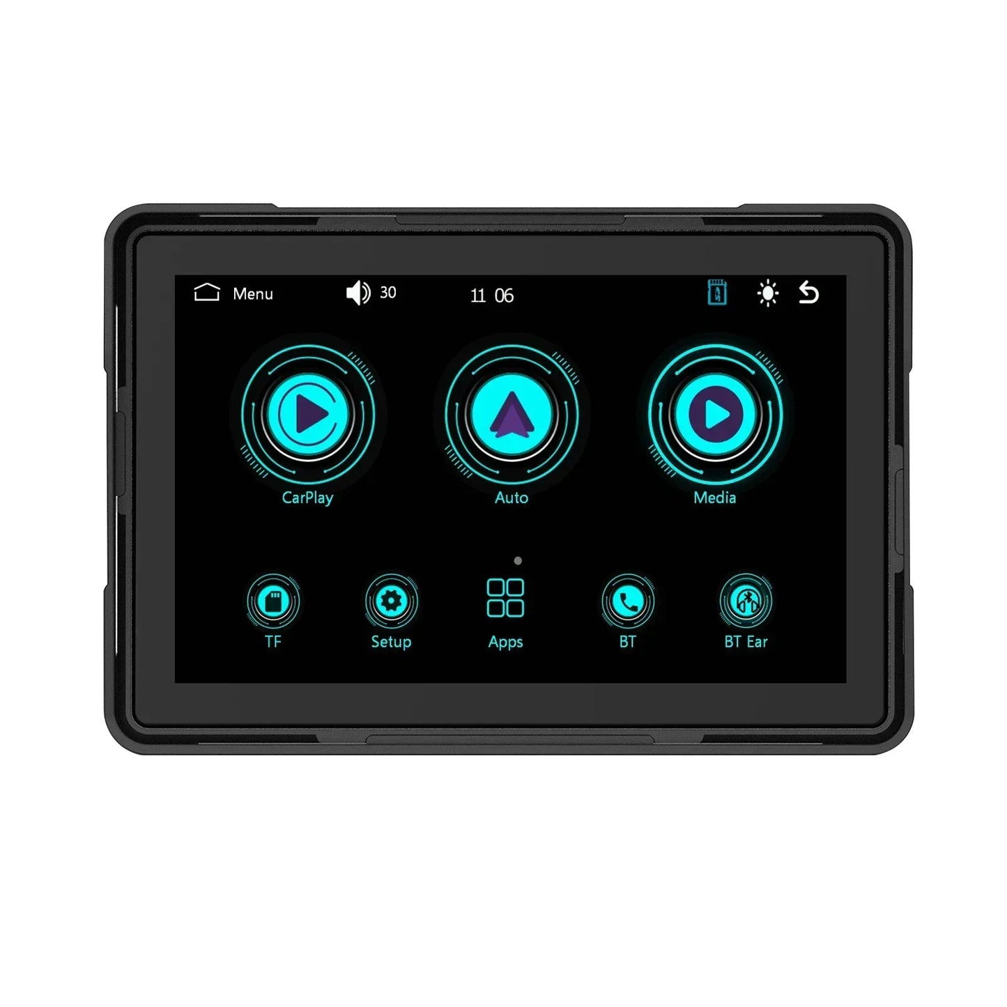 Car Multimedia Wireless Carplay Wireless Android Auto Display Screen Dual BT Channels Support 64G TF Card Support Multi-language