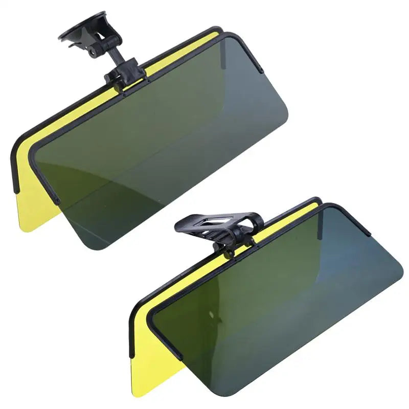 2 in 1 Car Sun Visor Anti Glare Anti-Dazzle Sun Shade UV Blocking Blocker Polarized Sunshade HD Vision Safety Driving At Night