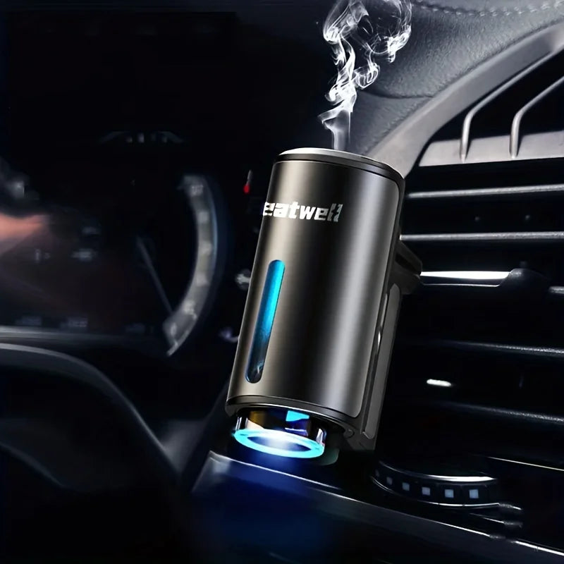 Smart Car Air Aromatherapy Diffuser, Fragrance Car Air fresheners with Six Adjustable, Humidifier Essential Oil Diffuser for V