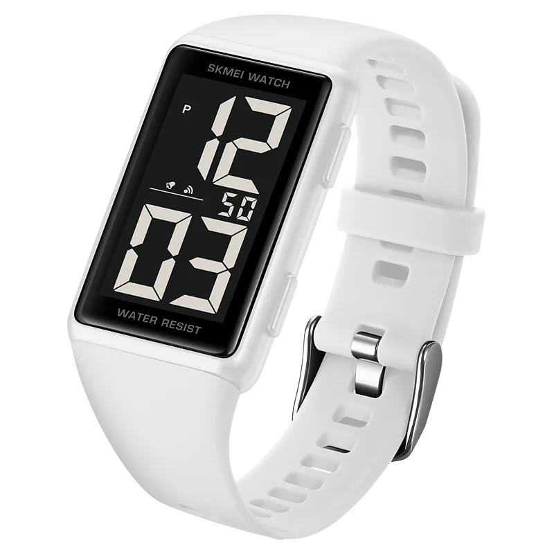 Large Number Silica Gel Mens Sport Watch 3Bar Waterproof LED Digital Wrist Watches Men's Outdoor Fashion Electronic Watches