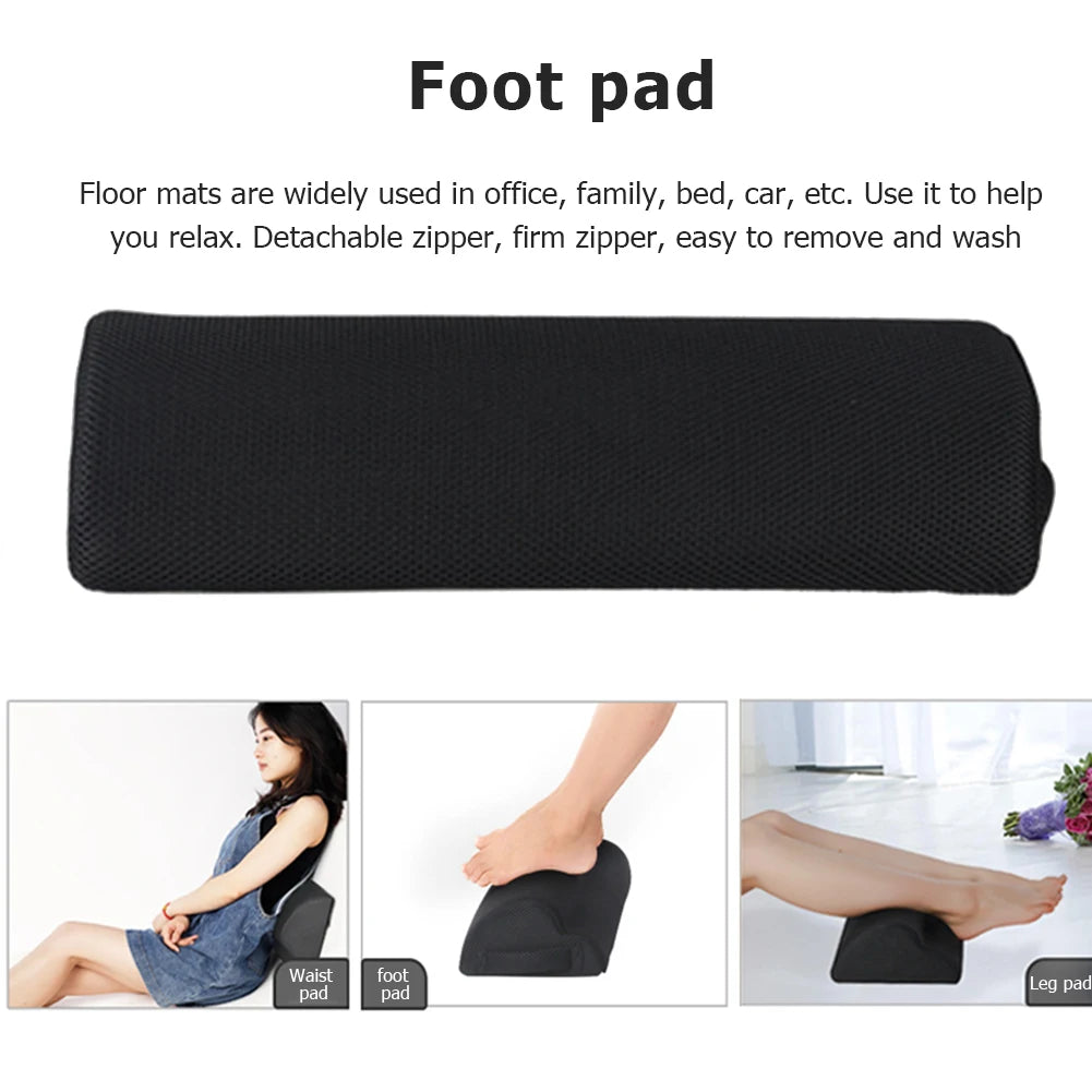 Foot Massage Pillow Soft Leg Muscle Relaxation Pillow Multi-Purpose Under-Table Support Leg Cushion for Home Office
