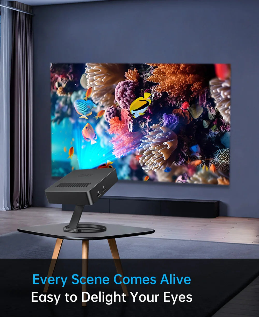 8849 MARS Mini Projector Portable HD 1080P Video Proyector Auto Focus Keystone Outdoor Beamer For Andorid ios Smart Home Theater