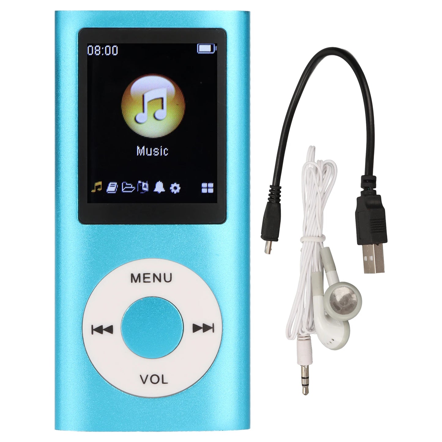 MP3 Player Stylish Multifunctional Lossless Sound Slim 1.8 Inch LCD Screen Portable MP3 Music Player MP3 Player Mini MP3 Player