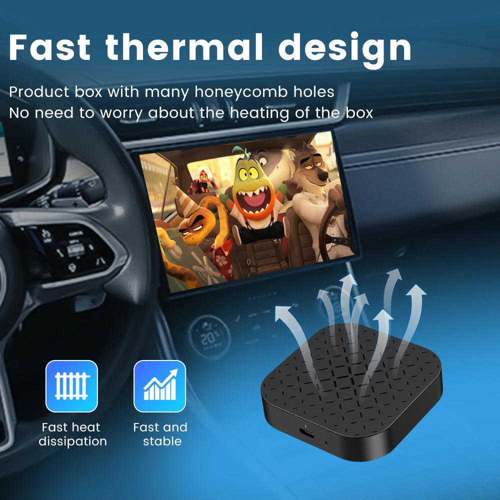 Carlinkit Portable CarPlay Ai Box Android 11 TV Box QCM2290 Wireless CarPlay Android Auto For Netflix YouTube OEM CarPlay Cars