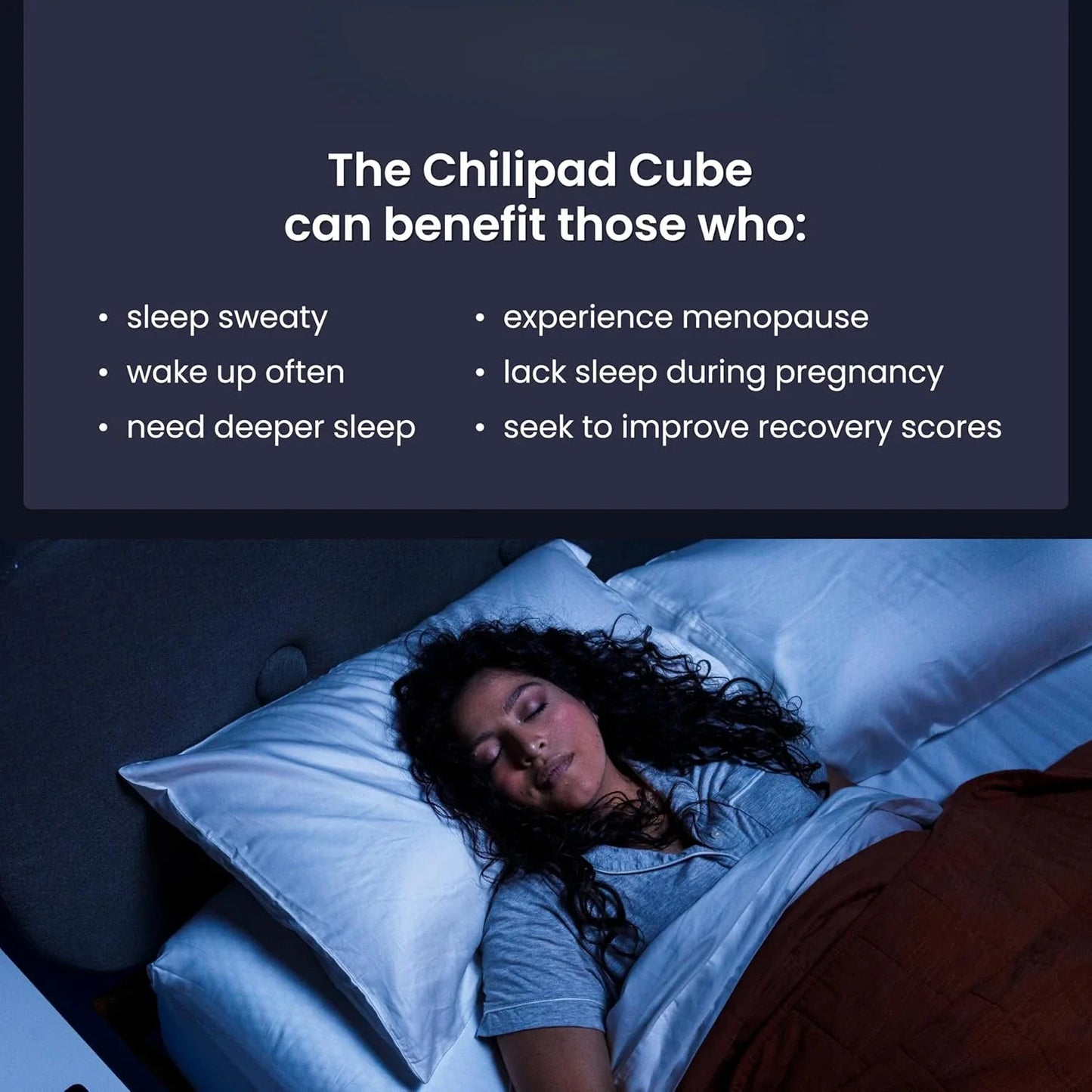 Cube Bed Cooling System - Cooling & Heating Mattress Topper, Dual Zone Individual Bed Temperature, Cool Sleep Enhancement