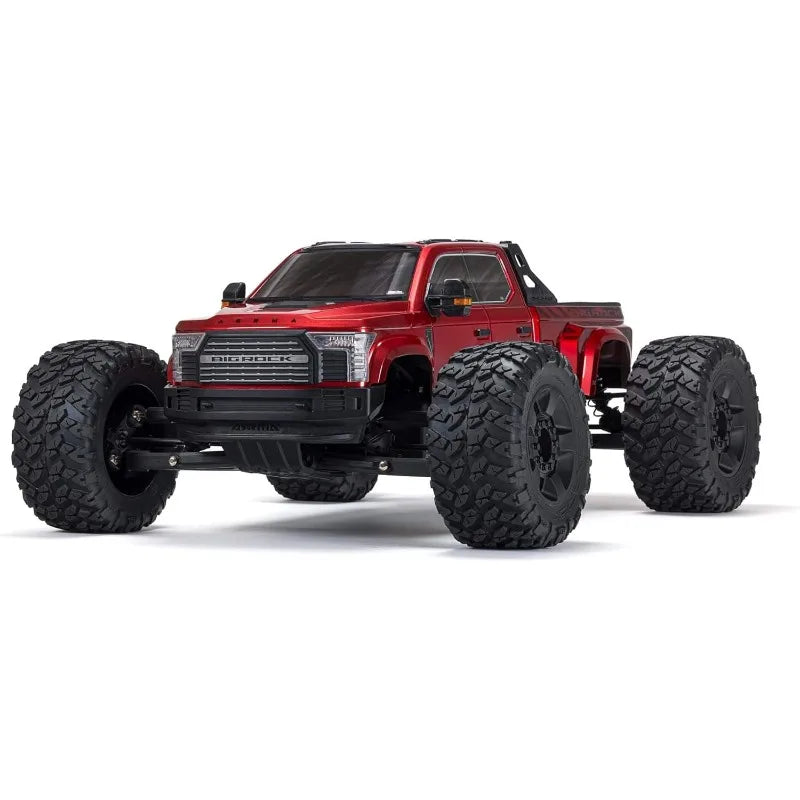 RC Truck Big Rock 6S 4WD BLX 1/7 Monster Truck RTR (Battery and Charger Not Included) Red, ARA7612T2