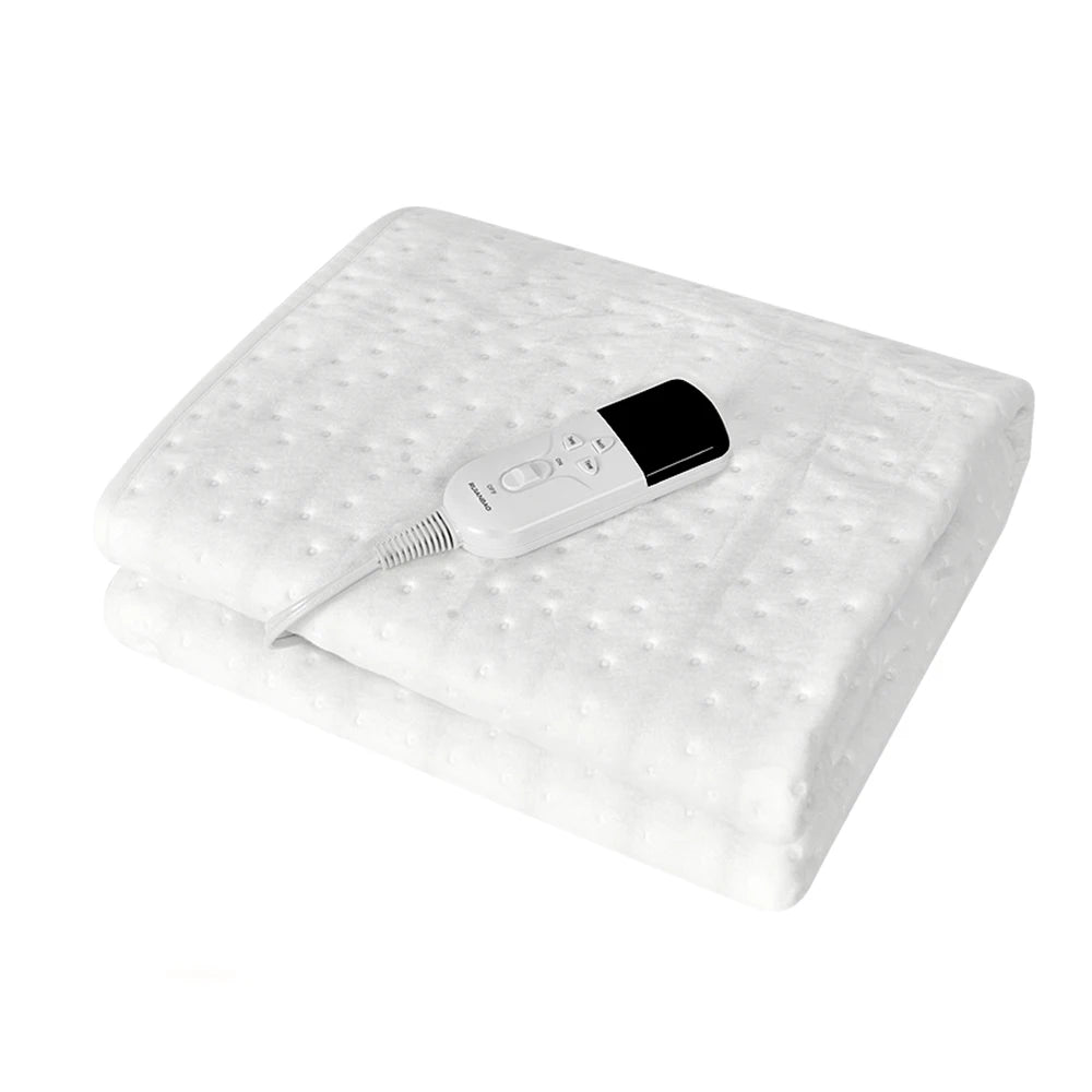 RUIANBAO Heated Blanket Throw 2-Layer Flannel Electric Blanket Timer Heated Pad 220V 150*80cm Thermal Mattress Heated Bed Warmer