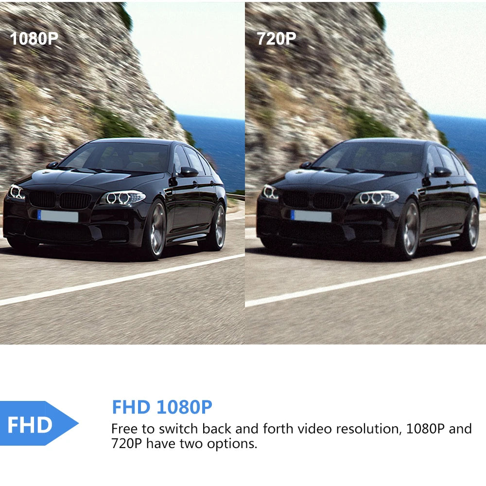 Junsun Backup Camera 10 inch Mirror Dash Cam Dual Lens Front Rear Dash Camera 1080P Full Touch Screen Waterproof Parking Monitor