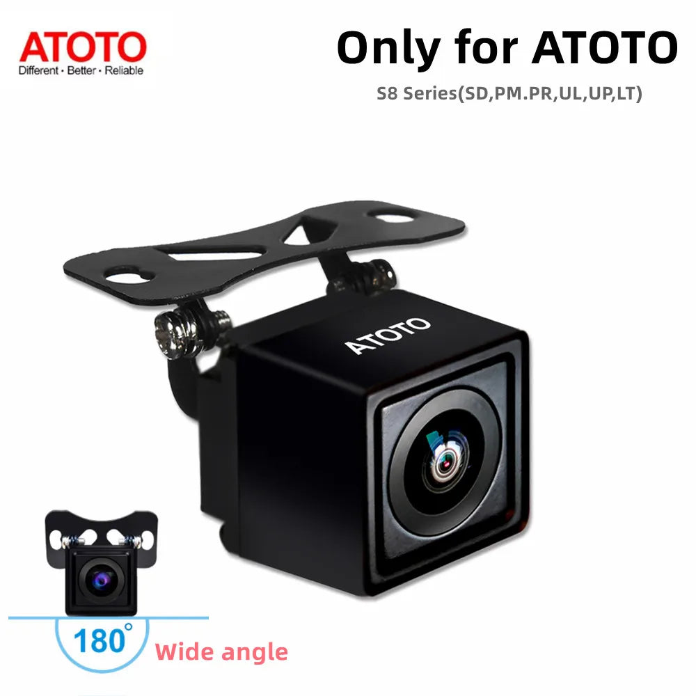 ATOTOZONE 720P HD Car Rear View Camera Night Vision and Waterproof 180° Wide-Angle For ATOTO S8 Models Only