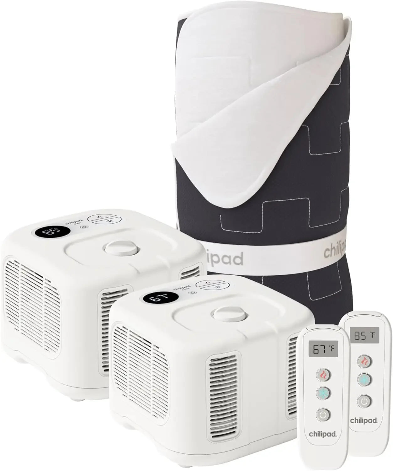 Cube Bed Cooling System - Cooling & Heating Mattress Topper, Dual Zone Individual Bed Temperature, Cool Sleep Enhancement