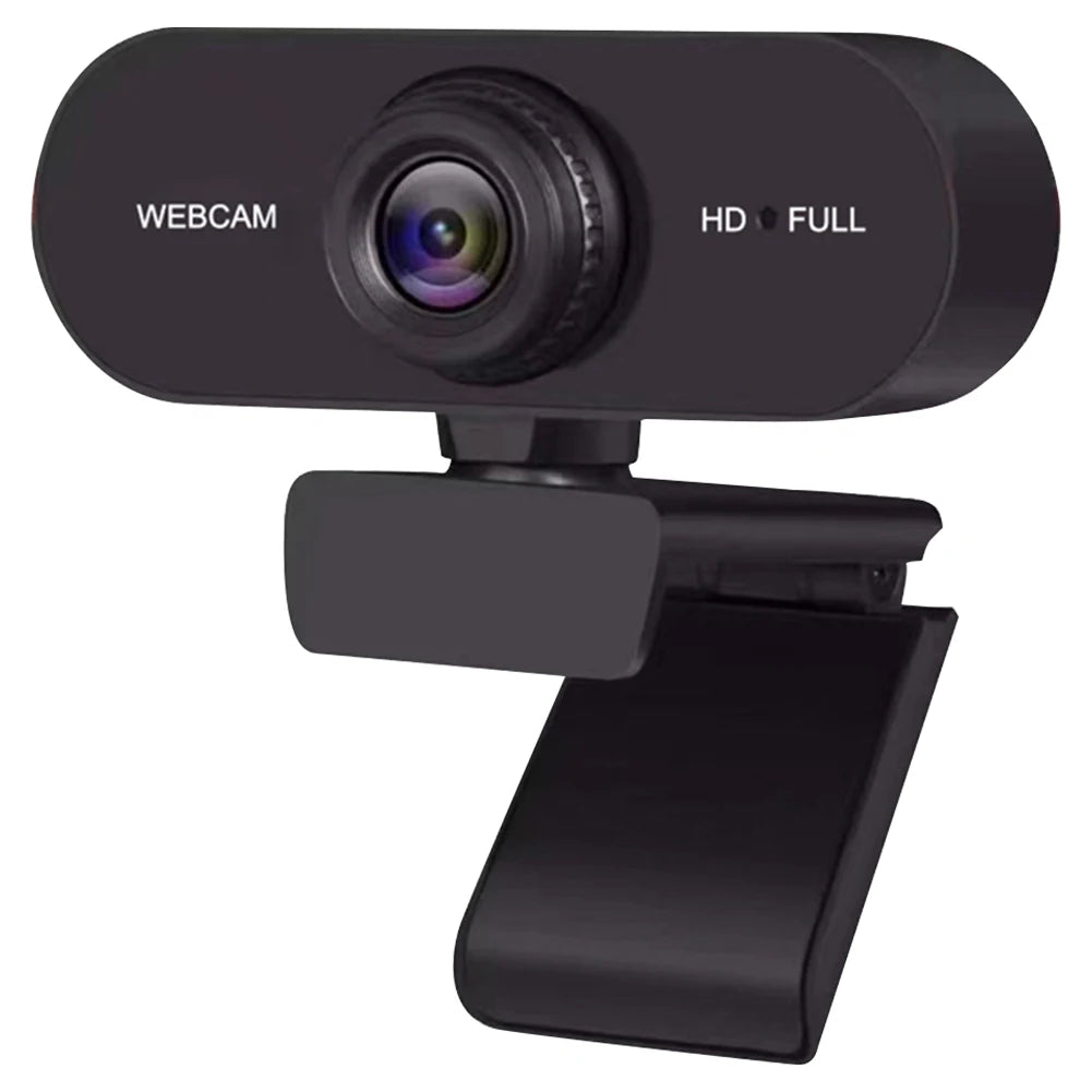 USB HD Webcam 1080P 2K with Microphone Plug and Play for PC Laptop Conference and Video Call