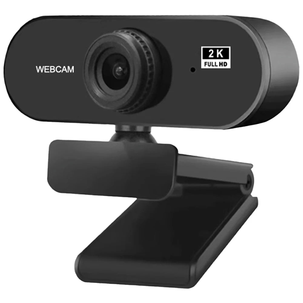 USB HD Webcam 1080P 2K with Microphone Plug and Play for PC Laptop Conference and Video Call
