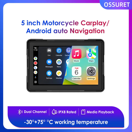 Car Multimedia Wireless Carplay Wireless Android Auto Display Screen Dual BT Channels Support 64G TF Card Support Multi-language