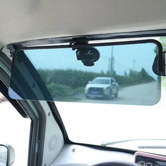 2 in 1 Car Sun Visor Anti Glare Anti-Dazzle Sun Shade UV Blocking Blocker Polarized Sunshade HD Vision Safety Driving At Night