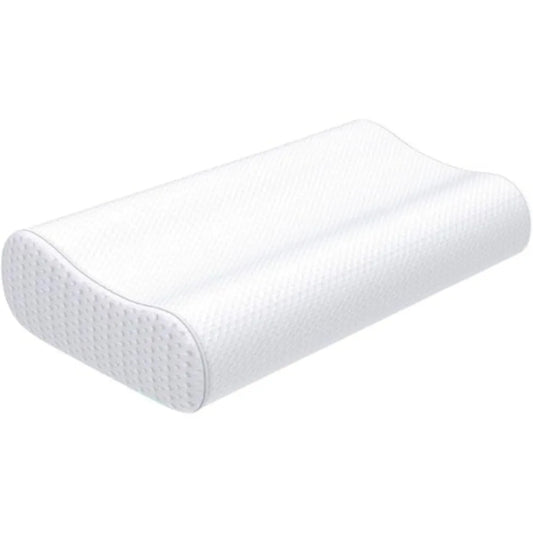 Cervical Contour Two Height Adjustable Memory Foam Orthopedic Pillow for Sleeping Perfect for Side, Back, Stomach Sleepers