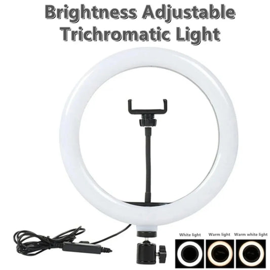 10inch Selfie Ring Light, Photography Fill Light Led Ring Lamp Ringlight  Video Recording Live Broadcast Selfie Led Lamp