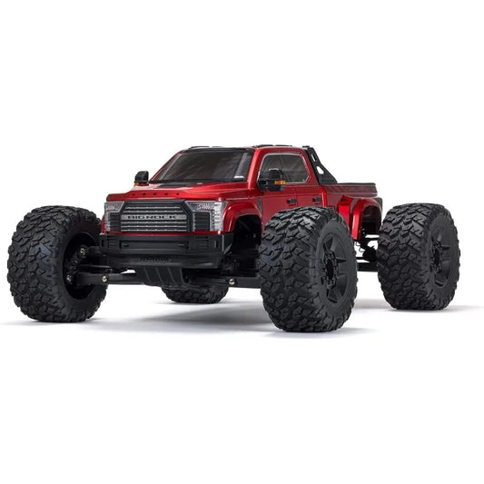 RC Truck Big Rock 6S 4WD BLX 1/7 Monster Truck RTR (Battery and Charger Not Included) Red, ARA7612T2