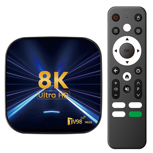 Android 14 Smart TV Box 2.4G/5G Dual WiFi Media Player Set Top Box Android Box